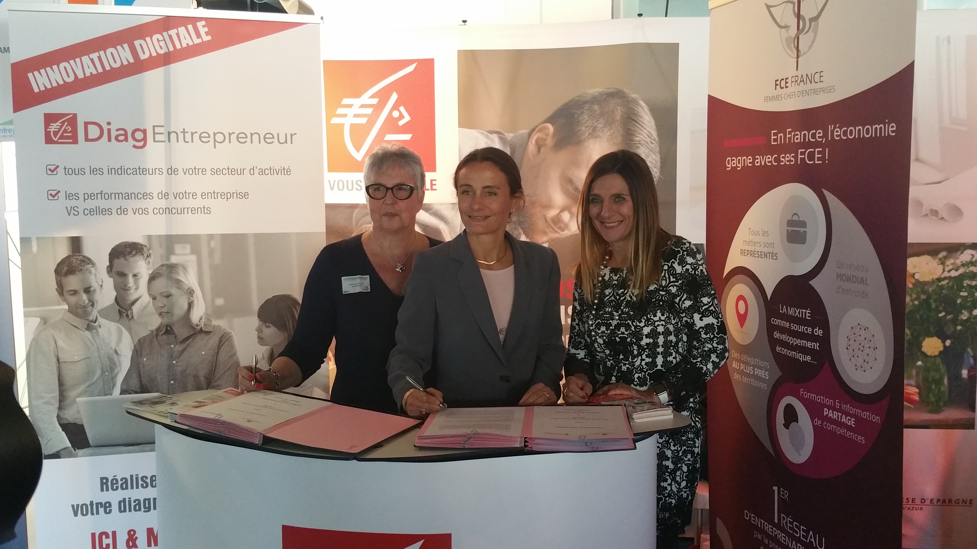 Forte mobilisation d’Isabelle RODNEY, fer de lance du réseau des Elles d’Azur de la CECAZ, pour « Les Entreprenariales 2016 » dédiées aux femmes entrepreneures