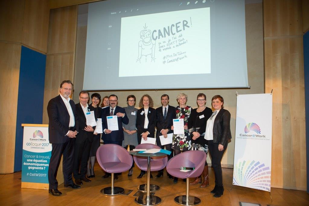 Sept entreprises du groupe s’engagent avec Cancer@work