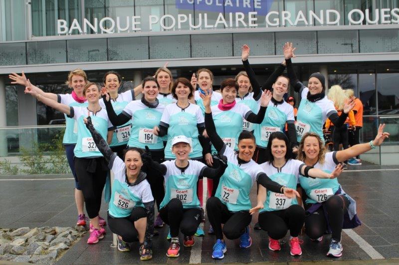 Les ELLES DU GRAND OUEST ont activement participé à l’évènement sportif qui se déroulait sur St Grégoire.