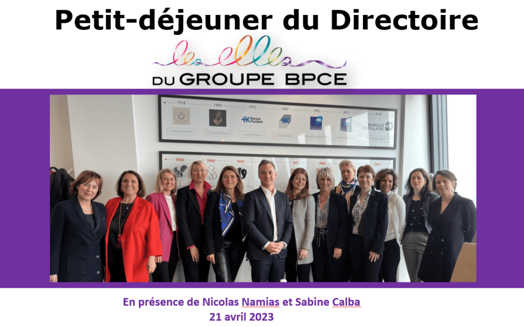 Petit-déjeuner du Directoire des elles en présence de Nicolas Namias
